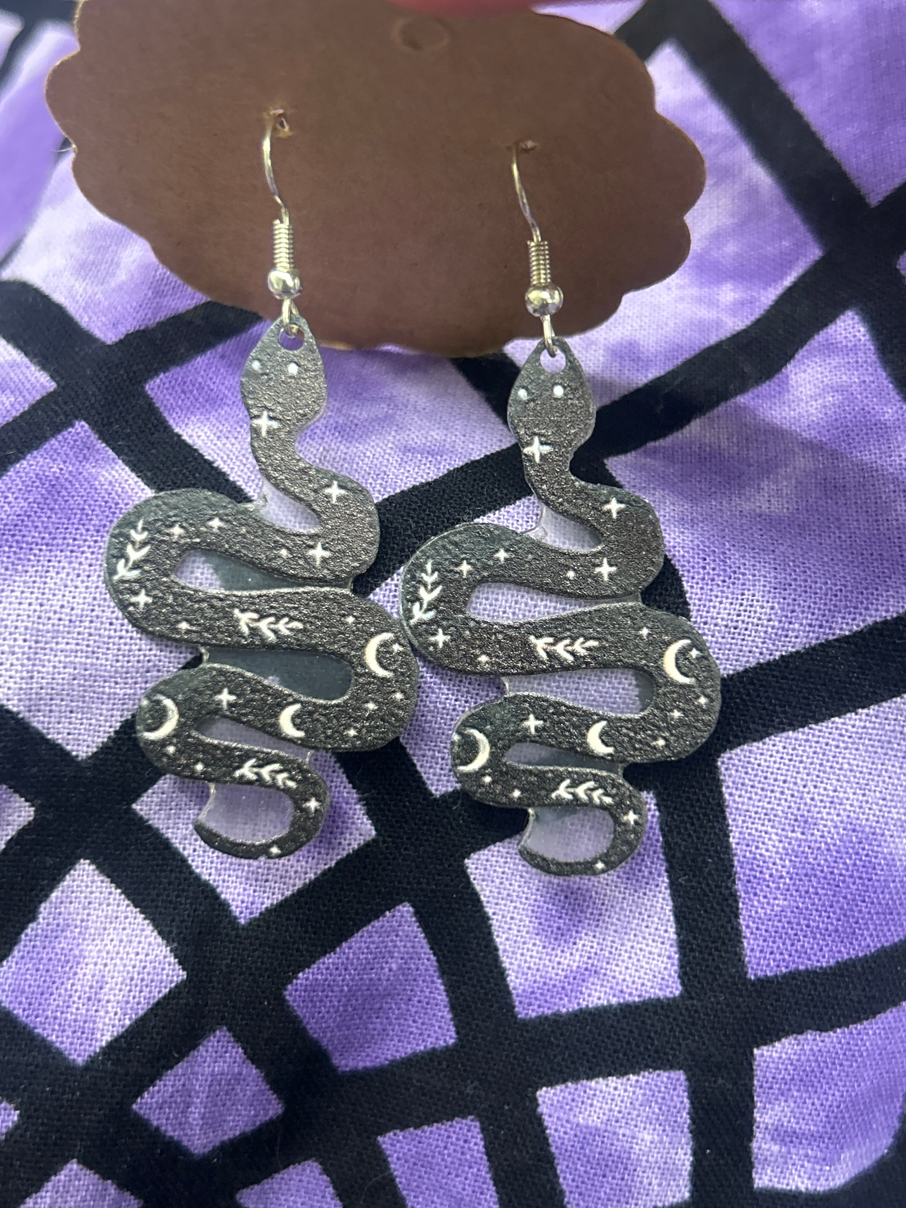 Snake earrings