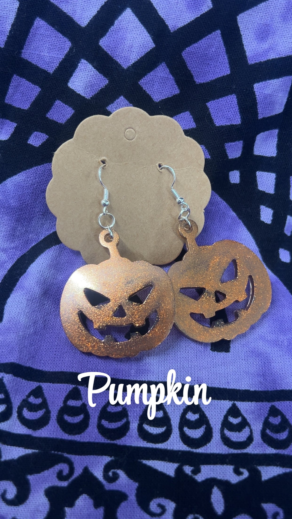 “Halloween” style earrings