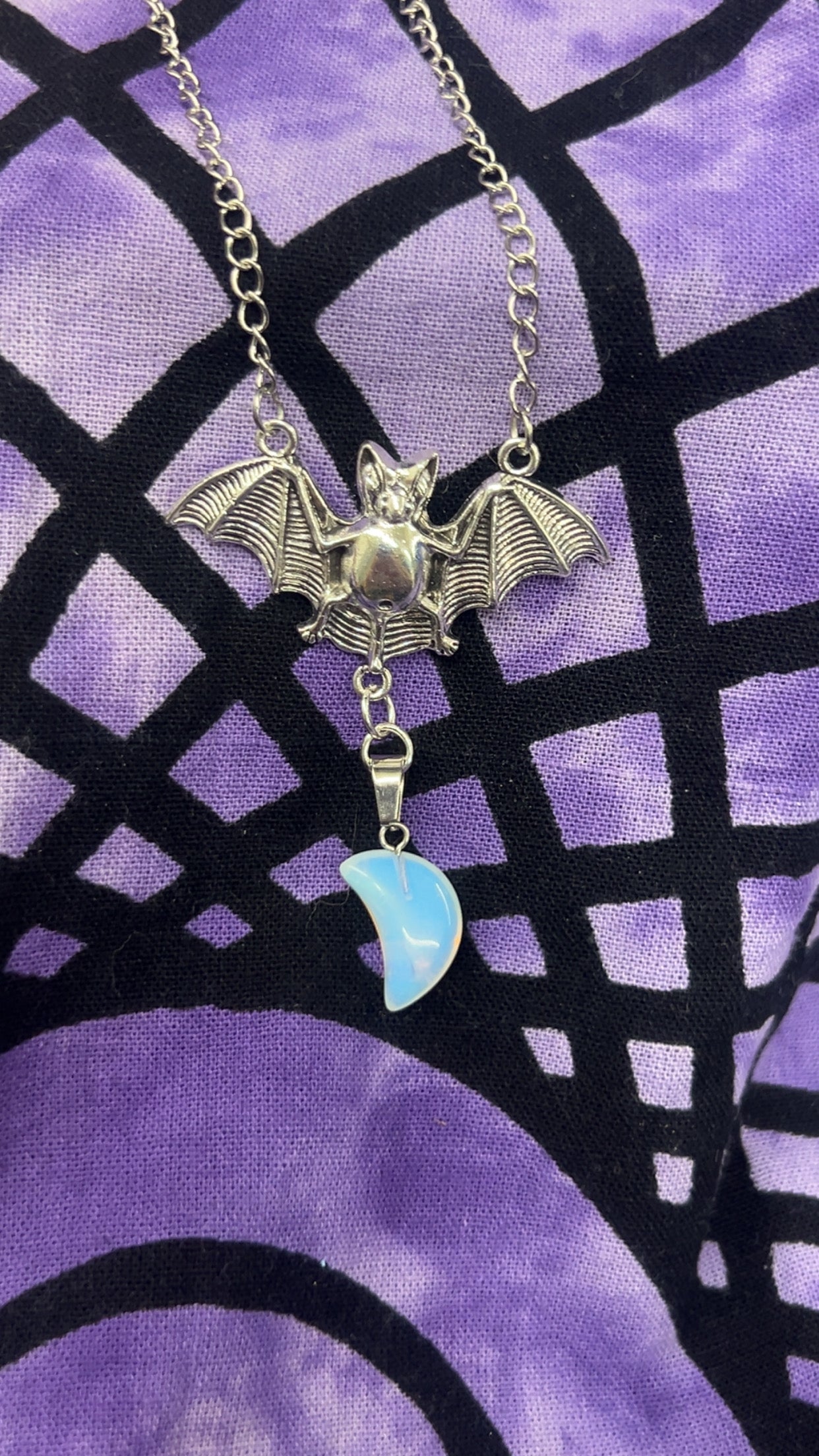Bat necklace